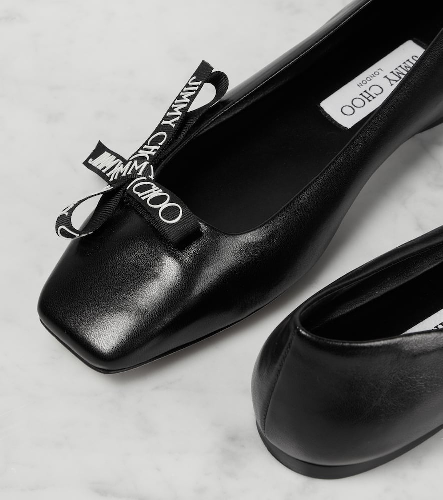 Jimmy Choo Veda leather ballet flats