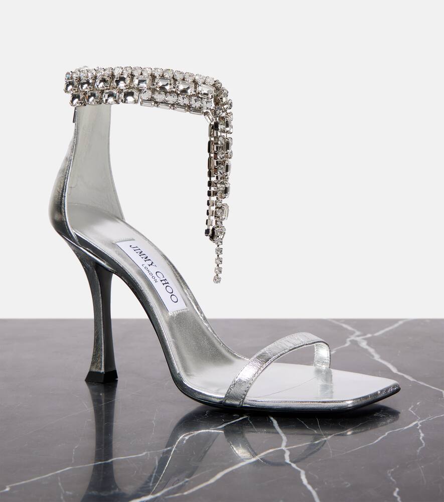 Jimmy Choo Verity 100 embellished leather sandals
