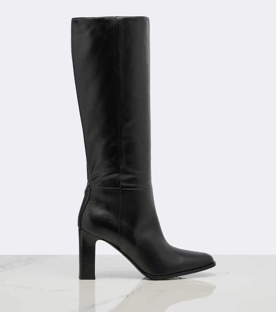 Black Jimmy Choo Bibi leather knee-high boots - Knee-high Boots