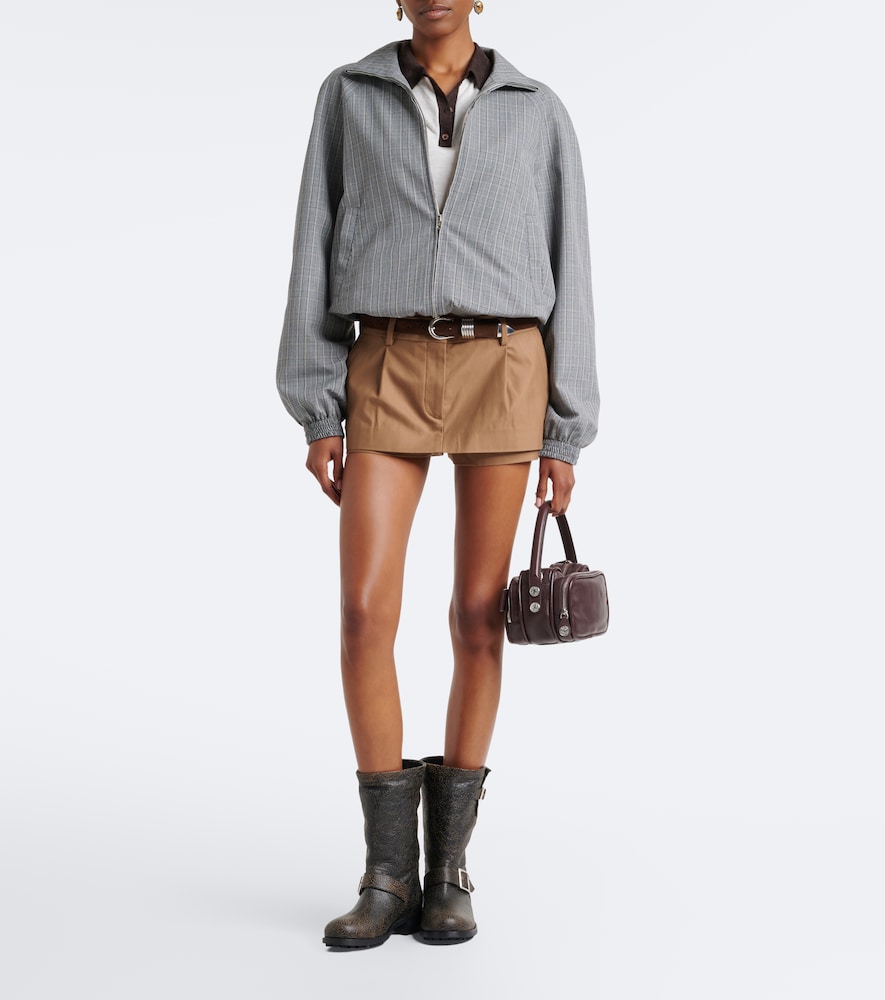 Jimmy Choo Biker leather mid-calf boots - Brown Flat Boots