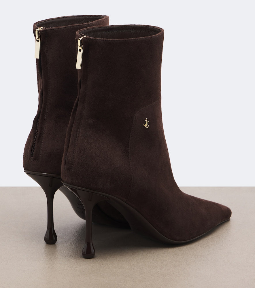 Jimmy Choo Cycas suede ankle boots - Brown Mid Heels