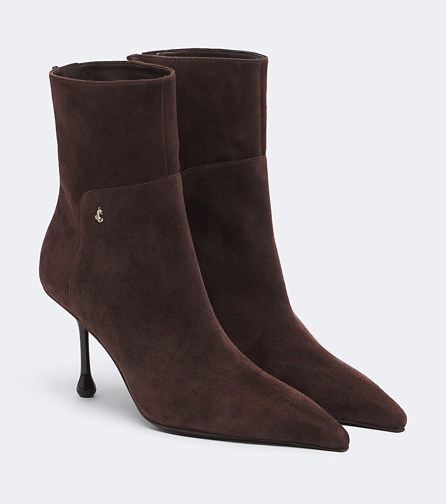 Jimmy Choo Cycas suede ankle boots - Brown Mid Heels