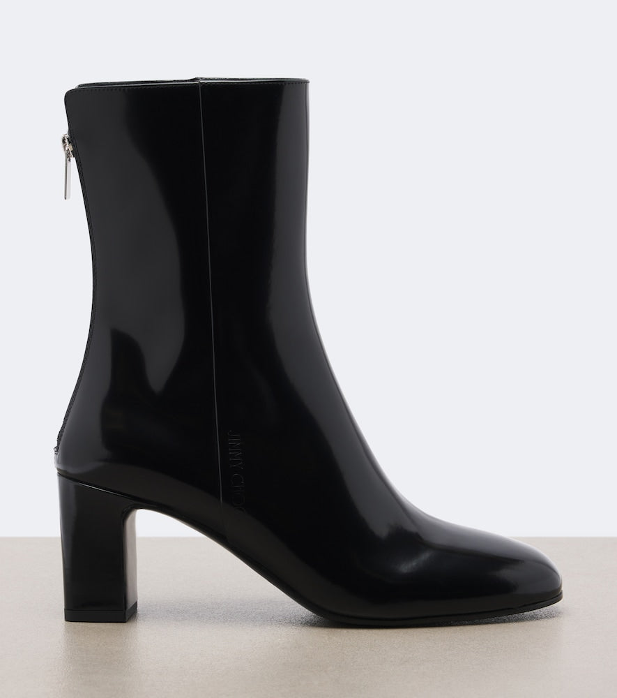 Jimmy Choo Daze patent leather ankle boots (Black) - Mid Heels