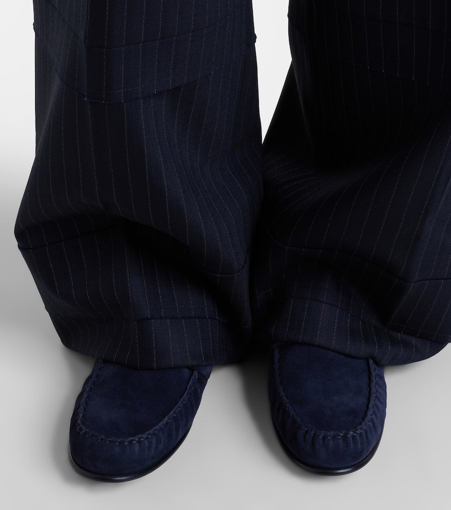 Jimmy Choo Ellis suede loafers - Blue Loafers