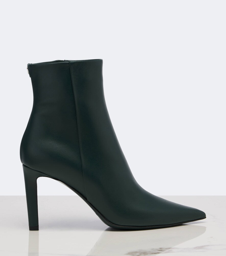 Jimmy Choo Frankie leather ankle boots in Green - Mid Heels