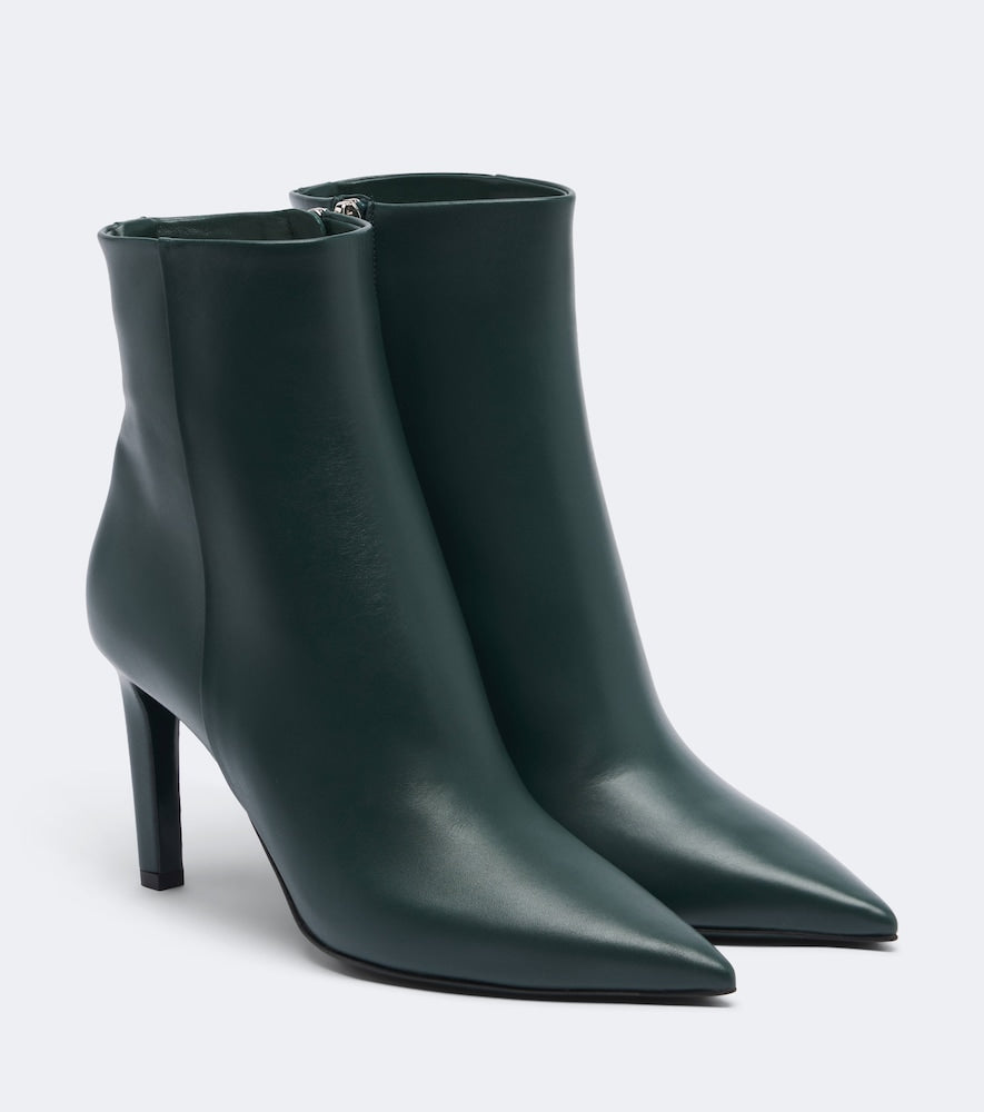 Jimmy Choo Frankie leather ankle boots in Green - Mid Heels