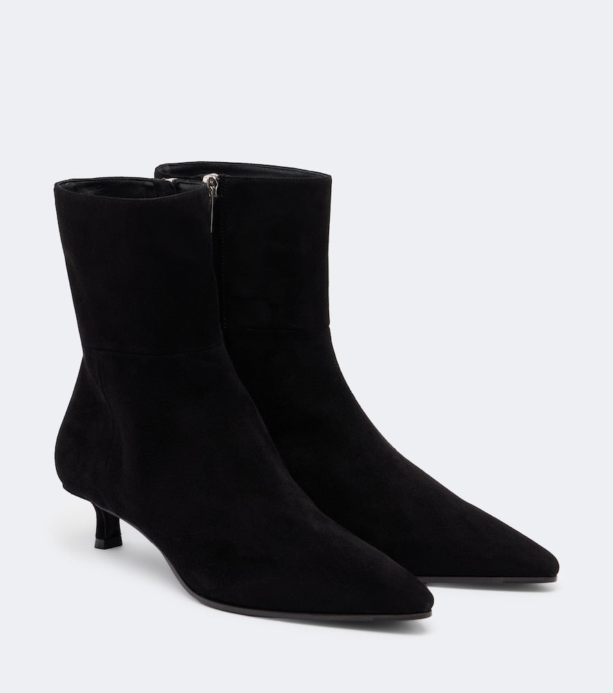 Jimmy Choo Lory suede ankle boots (Black) - Mid Heels