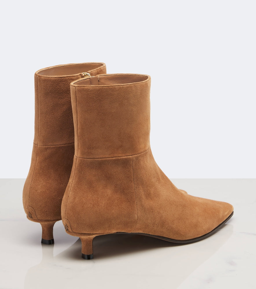 Jimmy Choo Lory suede ankle boots - Brown Mid Heels