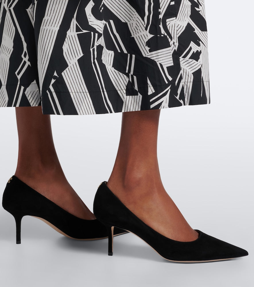 Black Jimmy Choo Love 65 suede pumps - Mid Heel Pumps