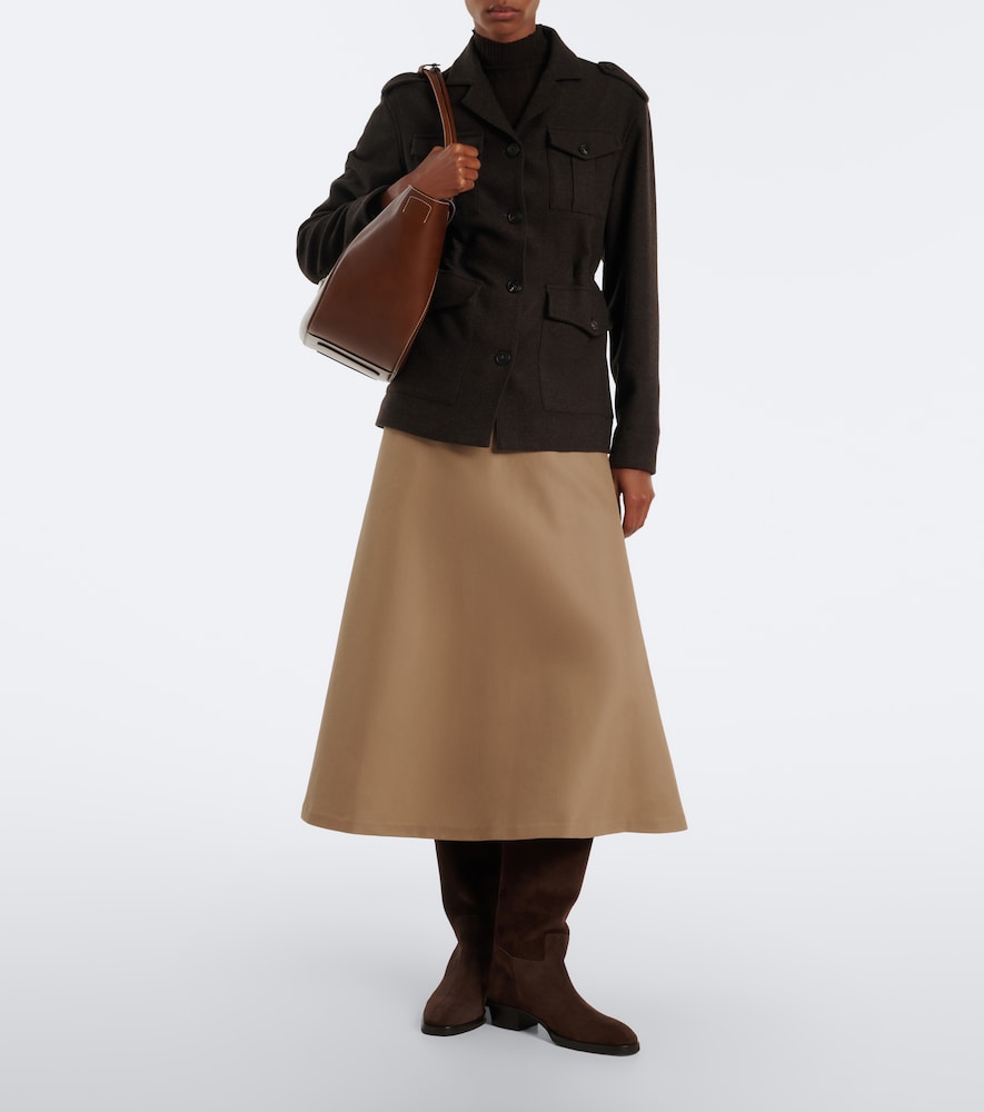 Jimmy Choo Mave suede leather knee-high boots - Brown Mid Heels