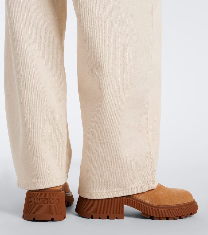 Jimmy Choo Tamia suede Chelsea boots in Brown - Mid Heels