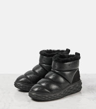 Jimmy Choo Xan shearling-lined leather snow boots