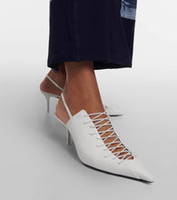 Jimmy Choo x Jean Paul Gaultier Corset leather pumps