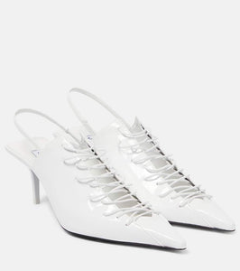 Jimmy Choo x Jean Paul Gaultier Corset leather pumps