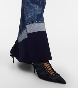 Jimmy Choo 'x Jean Paul Gaultier Corset slingback pumps