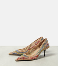 Jimmy Choo x Jean Paul Gaultier embellished mesh pumps