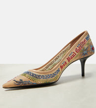 Jimmy Choo x Jean Paul Gaultier embellished mesh pumps