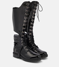Jimmy Choo x Timberland convertible patent leather boots