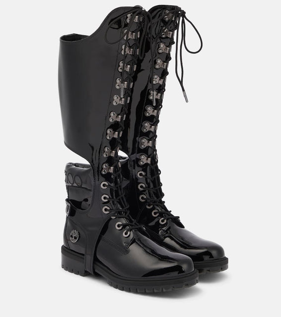 Jimmy Choo x Timberland convertible patent leather boots