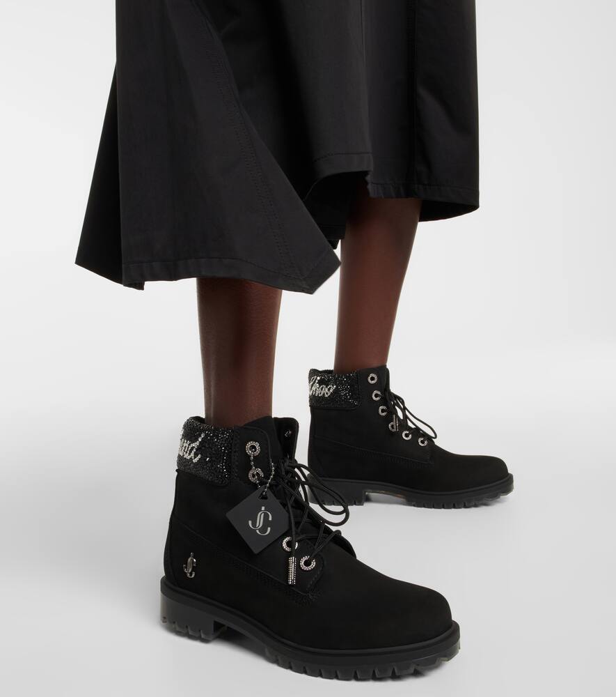 Jimmy Choo x Timberland embellished Swarovski boots
