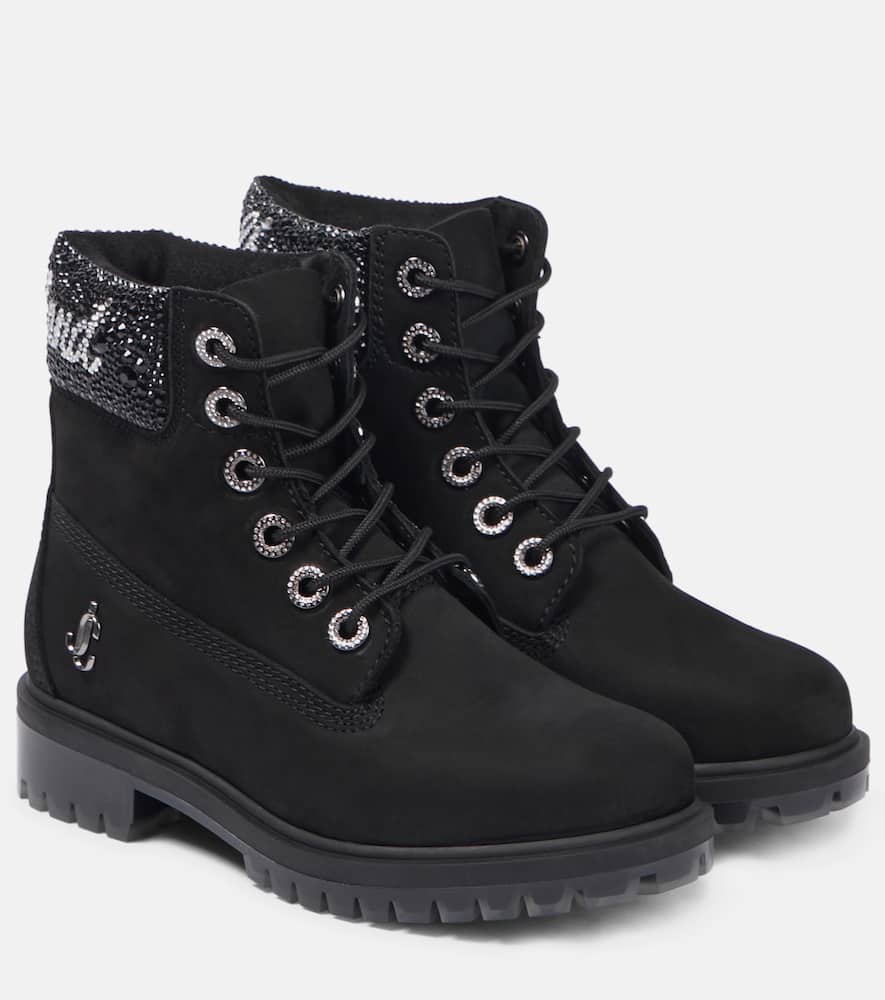 Jimmy Choo x Timberland embellished Swarovski boots
