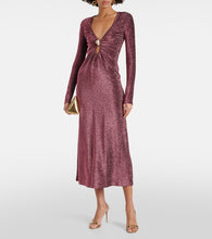 Johanna Ortiz Cutout Lurex√Ç¬Æ midi dress