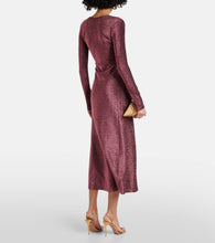 Johanna Ortiz Cutout Lurex√Ç¬Æ midi dress