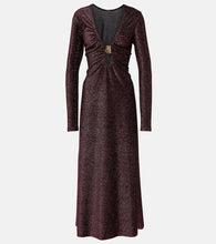 Johanna Ortiz Cutout Lurex√Ç¬Æ midi dress
