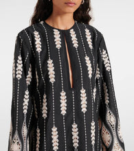 Johanna Ortiz Embroidered minidress