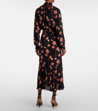 Johanna Ortiz Floral silk georgette midi dress