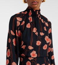 Johanna Ortiz Floral silk georgette midi dress