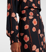 Johanna Ortiz Floral silk georgette midi dress
