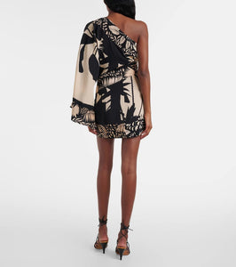 Johanna Ortiz Forest printed silk minidress