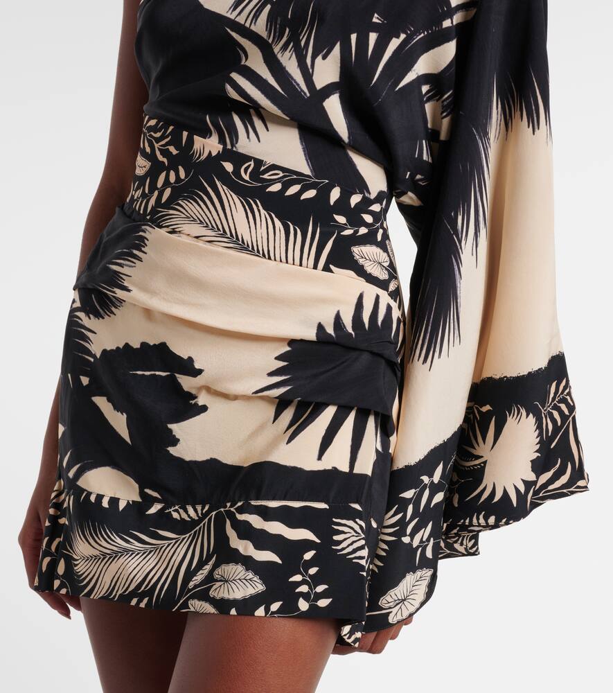 Johanna Ortiz Forest printed silk minidress