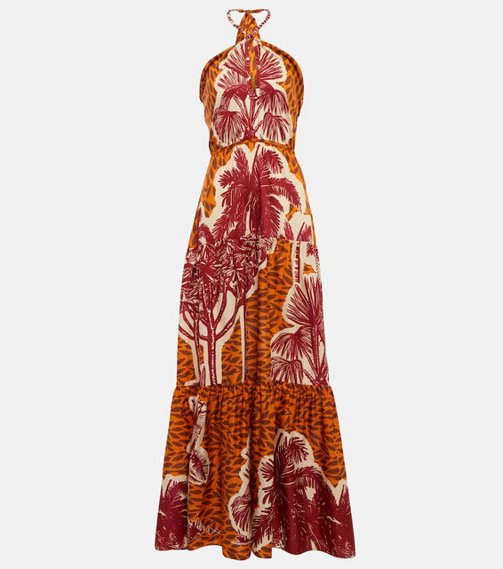 Johanna Ortiz Golden Bea printed cotton maxi dress