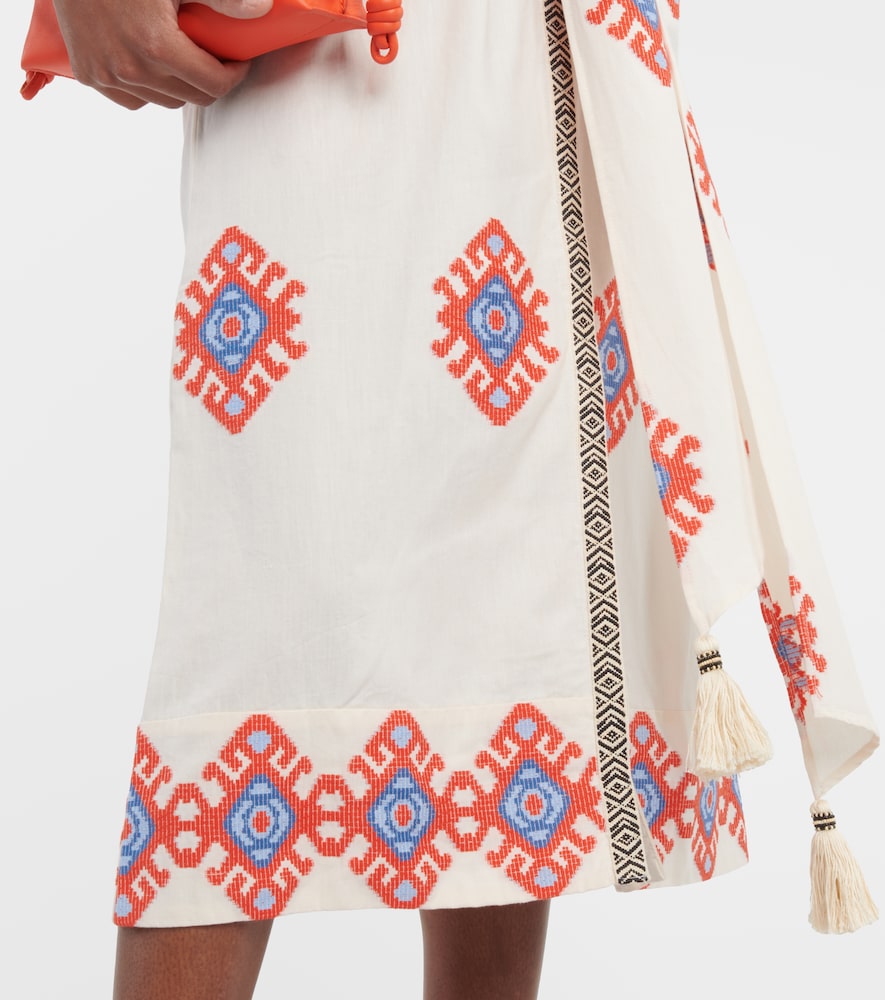 Johanna Ortiz Jacquard cotton midi dress