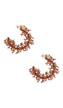 Johanna Ortiz Leyendas Africanas Earrings in Brown