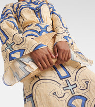 Johanna Ortiz Linen midi dress