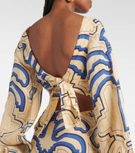Johanna Ortiz Linen midi dress
