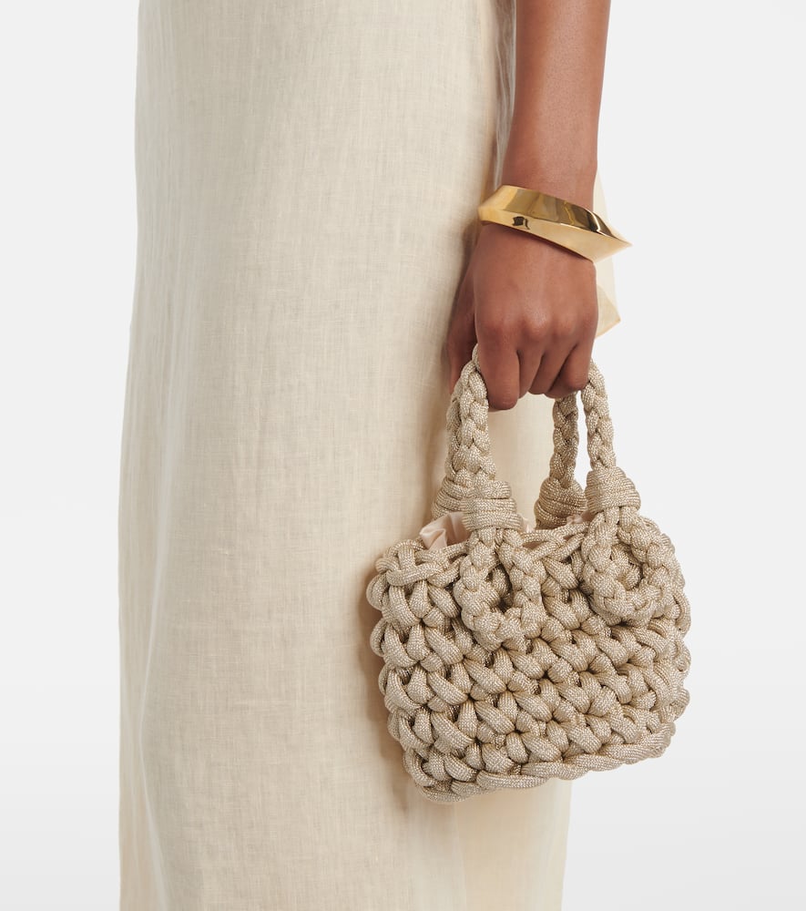 Johanna Ortiz Mini woven bucket bag