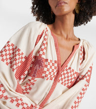 Johanna Ortiz Printed cotton midi dress