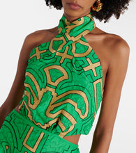 Johanna Ortiz Printed cotton minidress