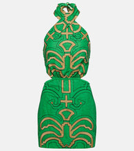 Johanna Ortiz Printed cotton minidress