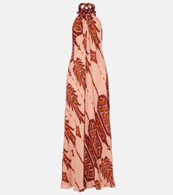 Johanna Ortiz Printed halterneck silk gown. Johanna Ortiz 印花露背真丝礼服
