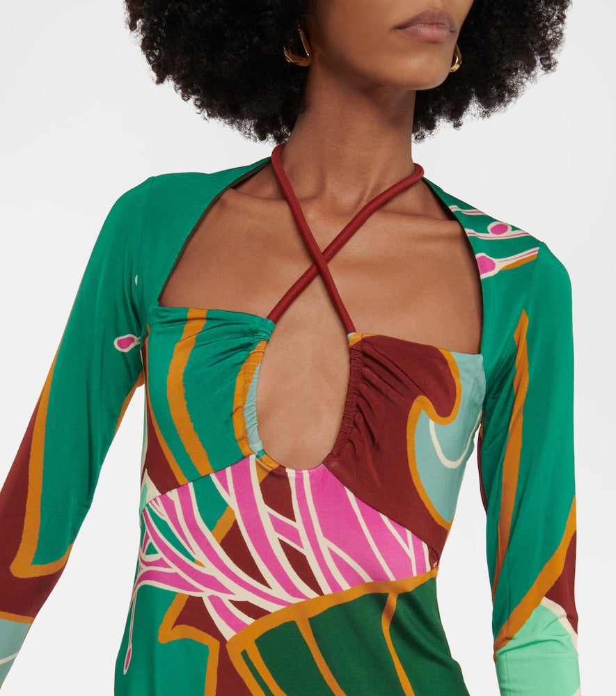 Johanna Ortiz Printed maxi dress