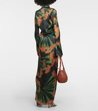 Johanna Ortiz Printed silk-blend wrap dress