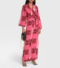 Johanna Ortiz Printed silk crêpe de chine wrap dress