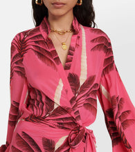 Johanna Ortiz Printed silk crêpe de chine wrap dress