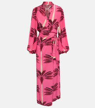 Johanna Ortiz Printed silk crêpe de chine wrap dress