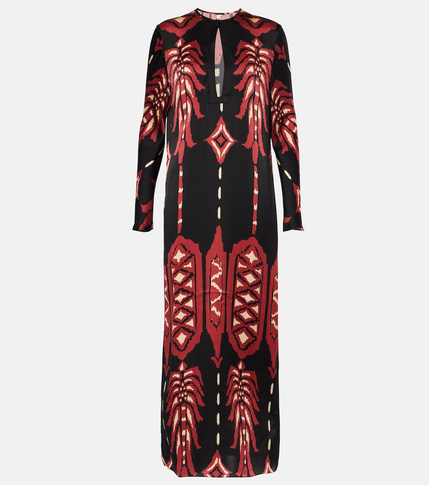 Johanna Ortiz Printed silk tunic. Johanna Ortiz 印花真丝束腰外衣